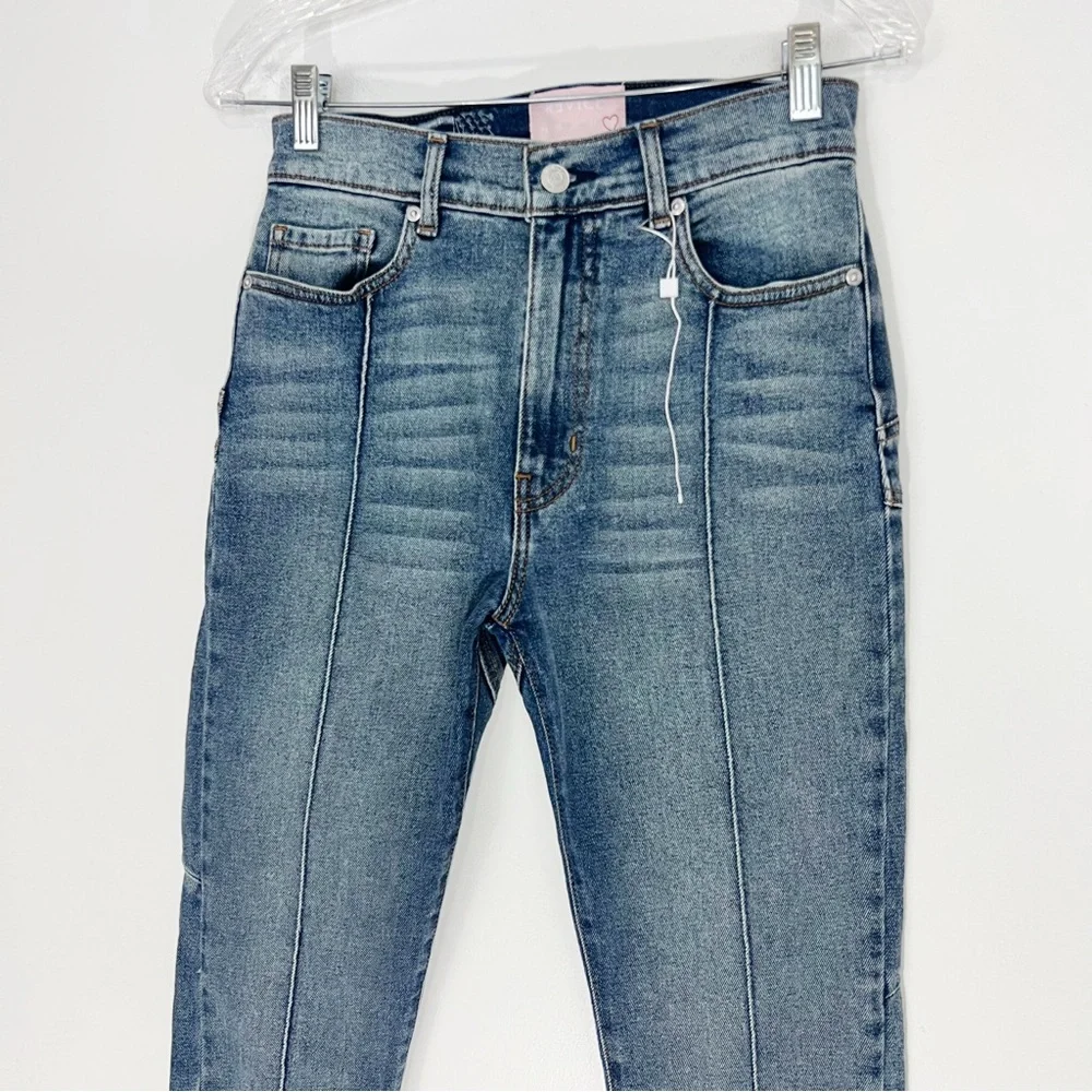 Revice Cali Denim Star Venus Crops Jeans Lightyear Wash NWOT Size 28